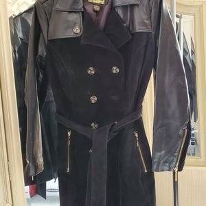 IMAN Leather Coat..Never Worn